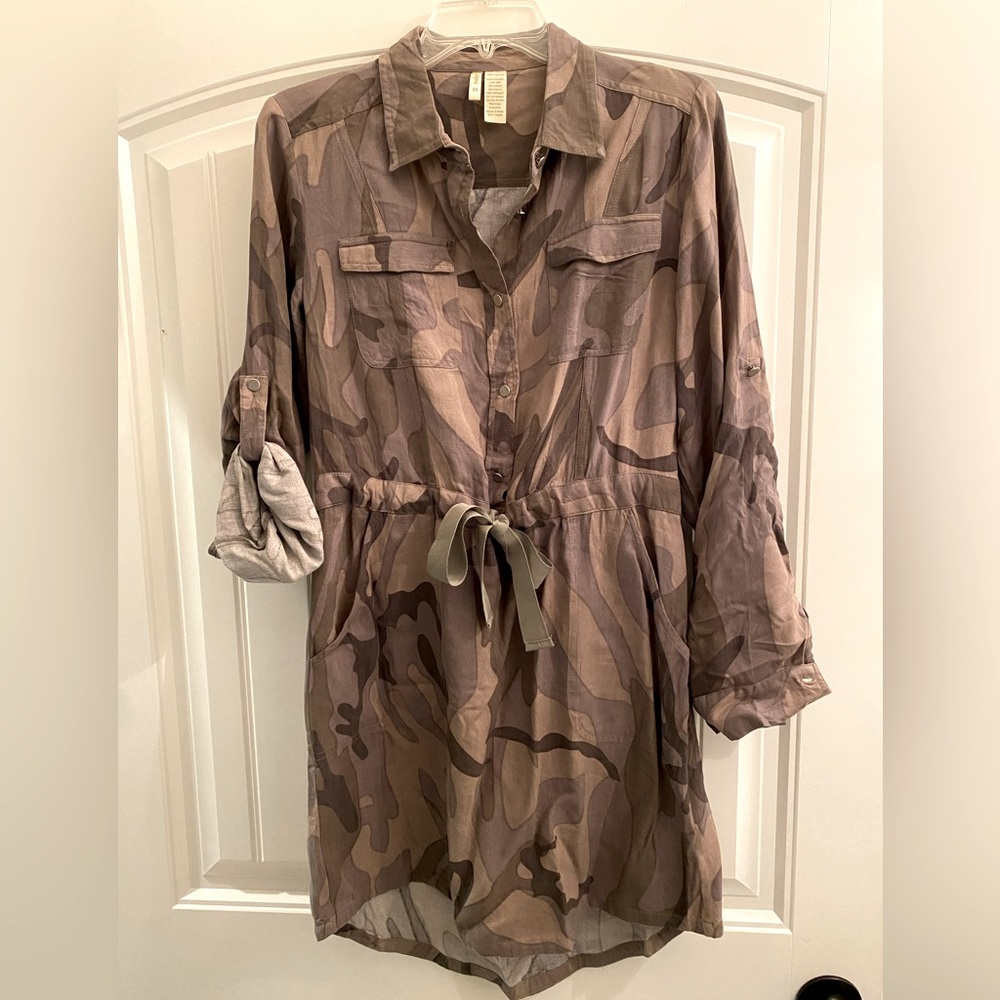 M Camouflage mini dress, Japna